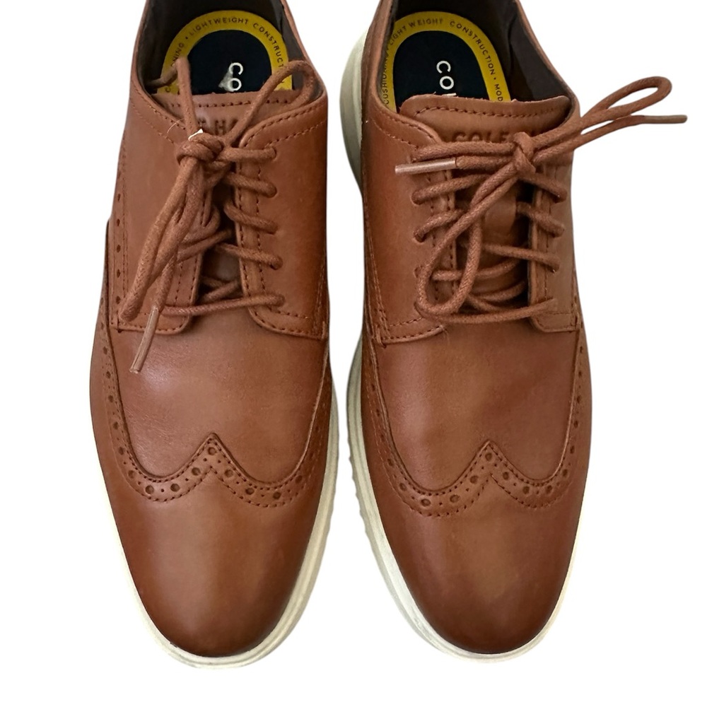 Cole Haan Men's Brown Leather Oxford Shoes